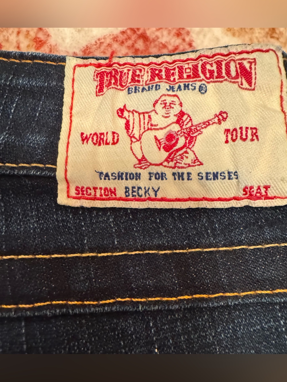 Vintage True Religion "World Tour" Becky Women’s Jeans - Picture 11 of 11